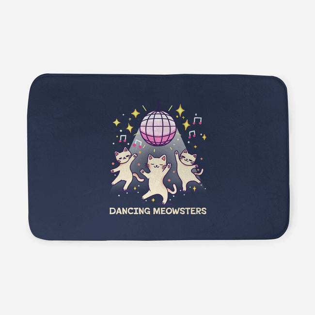 Dancing Meowsters-None-Memory Foam-Bath Mat-fanfreak1