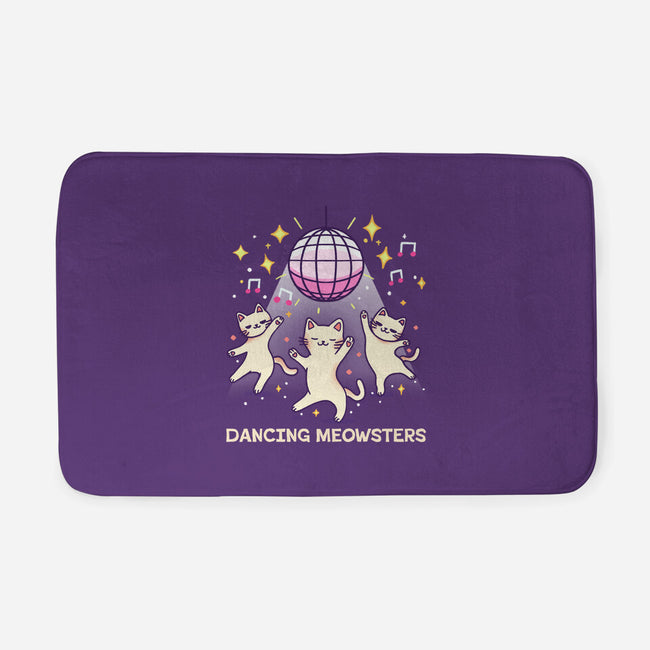 Dancing Meowsters-None-Memory Foam-Bath Mat-fanfreak1