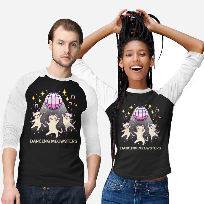 Dancing Meowsters-Unisex-Baseball-Tee-fanfreak1