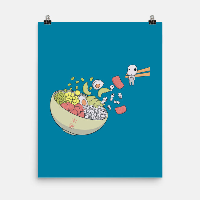 Kodama Poke-None-Matte-Poster-Claudia