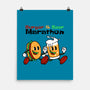 Burger And Beer Marathon-None-Matte-Poster-naomori