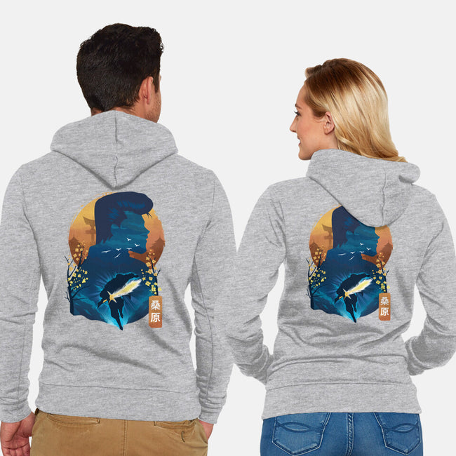 Spirit Sword-Unisex-Zip-Up-Sweatshirt-dandingeroz