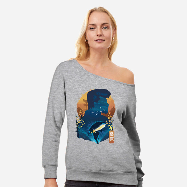 Spirit Sword-Womens-Off Shoulder-Sweatshirt-dandingeroz