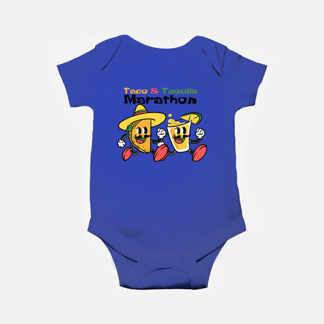 Taco And Tequila Marathon-Baby-Basic-Onesie-naomori