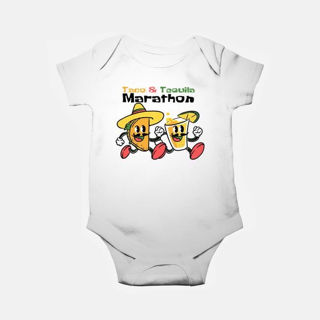 Taco And Tequila Marathon-Baby-Basic-Onesie-naomori