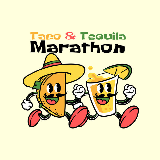 Taco And Tequila Marathon-None-Removable Cover-Throw Pillow-naomori