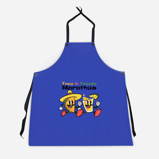 Taco And Tequila Marathon-Unisex-Kitchen-Apron-naomori