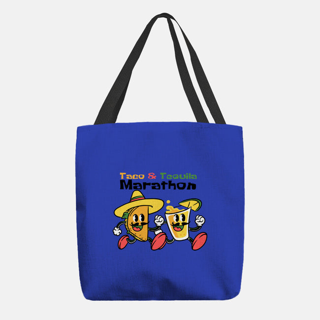 Taco And Tequila Marathon-None-Basic Tote-Bag-naomori