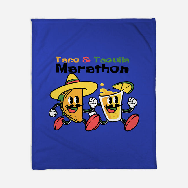 Taco And Tequila Marathon-None-Fleece-Blanket-naomori