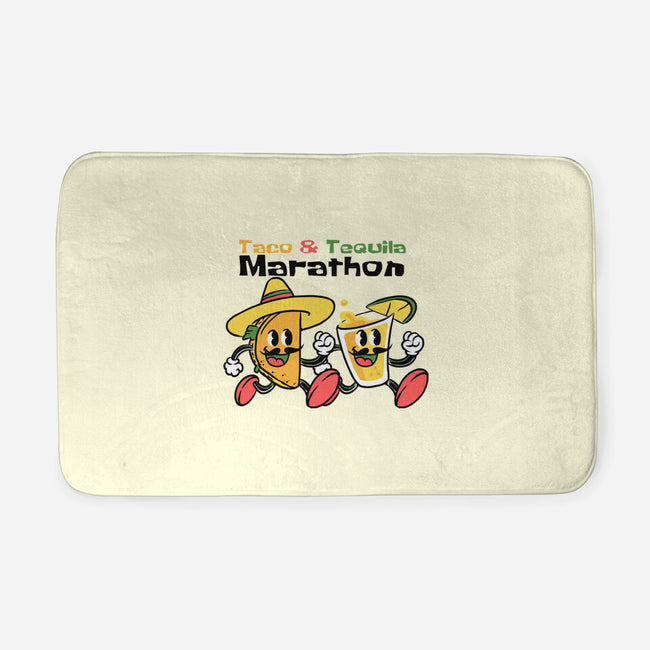 Taco And Tequila Marathon-None-Memory Foam-Bath Mat-naomori