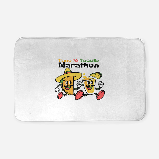 Taco And Tequila Marathon-None-Memory Foam-Bath Mat-naomori