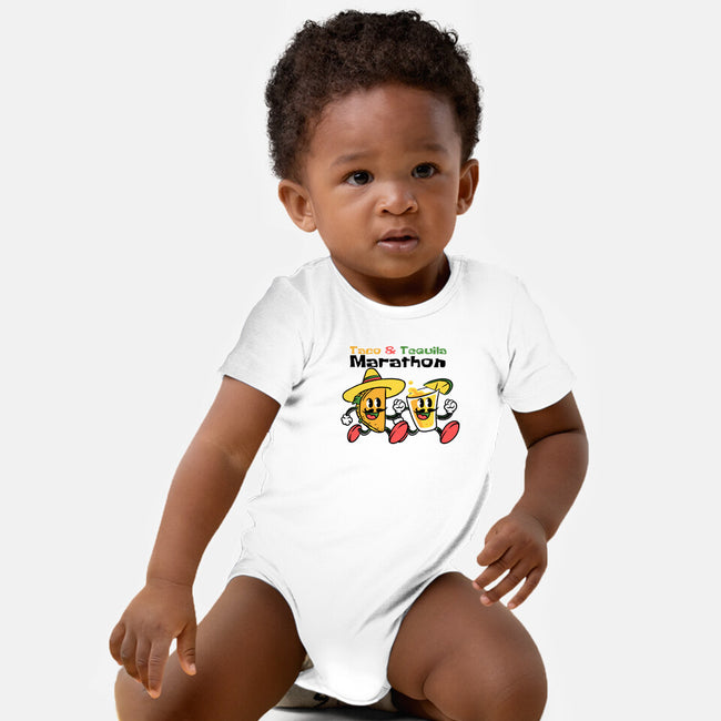 Taco And Tequila Marathon-Baby-Basic-Onesie-naomori