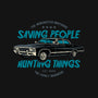 Saving People And Hunting Things-None-Glossy-Sticker-gorillafamstudio