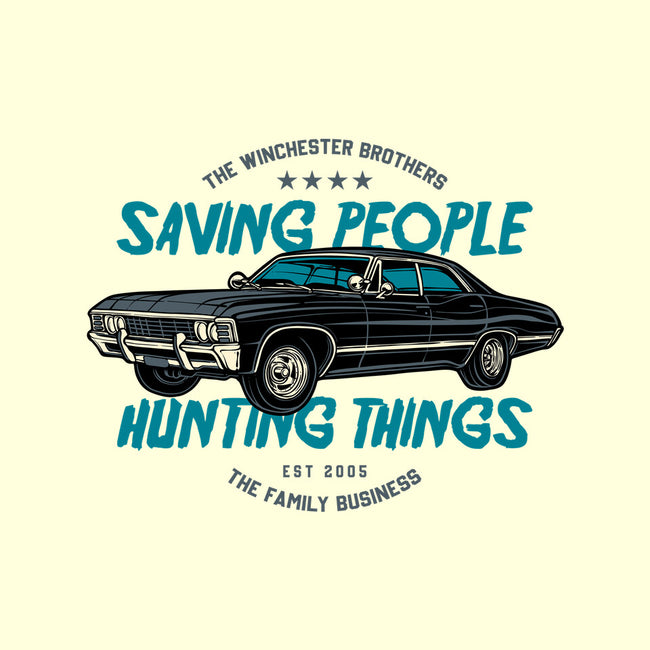 Saving People And Hunting Things-Mens-Premium-Tee-gorillafamstudio