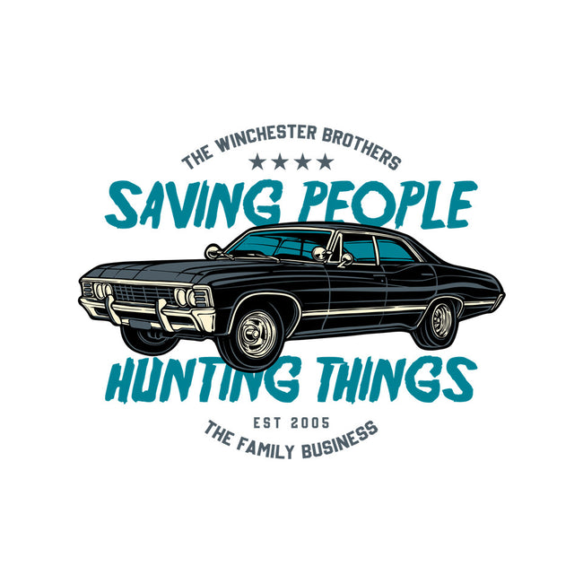 Saving People And Hunting Things-Unisex-Basic-Tee-gorillafamstudio