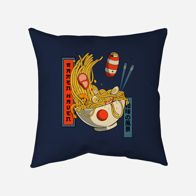 Ramen Haven-None-Removable Cover-Throw Pillow-leepianti