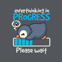 Penguin Overthinking In Progress-None-Removable Cover w Insert-Throw Pillow-NemiMakeit