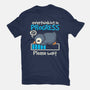 Penguin Overthinking In Progress-Womens-Fitted-Tee-NemiMakeit