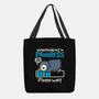 Penguin Overthinking In Progress-None-Basic Tote-Bag-NemiMakeit