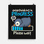 Penguin Overthinking In Progress-None-Matte-Poster-NemiMakeit