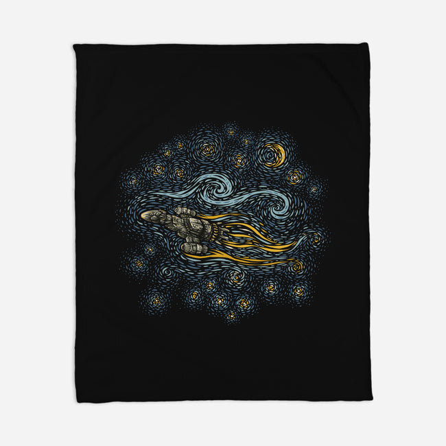 Shiny Night-None-Fleece-Blanket-kg07