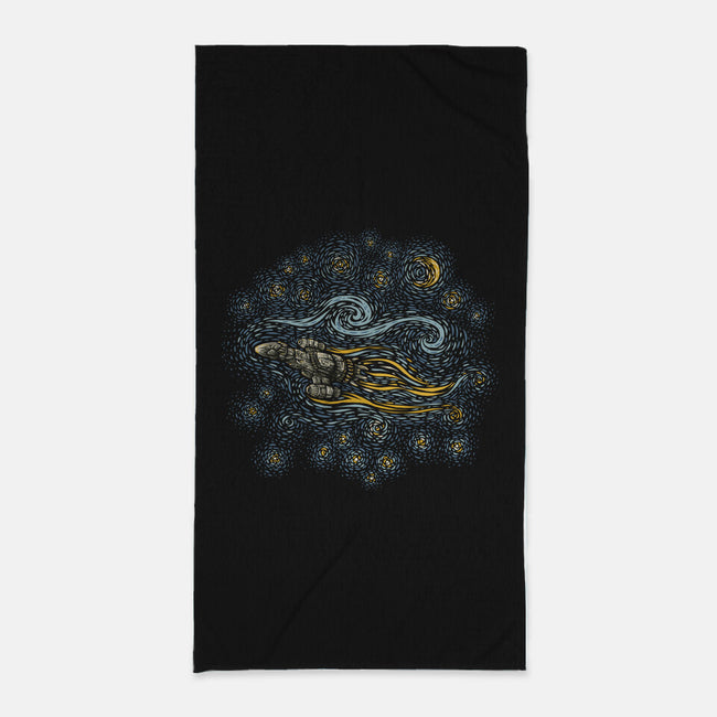 Shiny Night-None-Beach-Towel-kg07