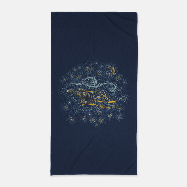 Shiny Night-None-Beach-Towel-kg07