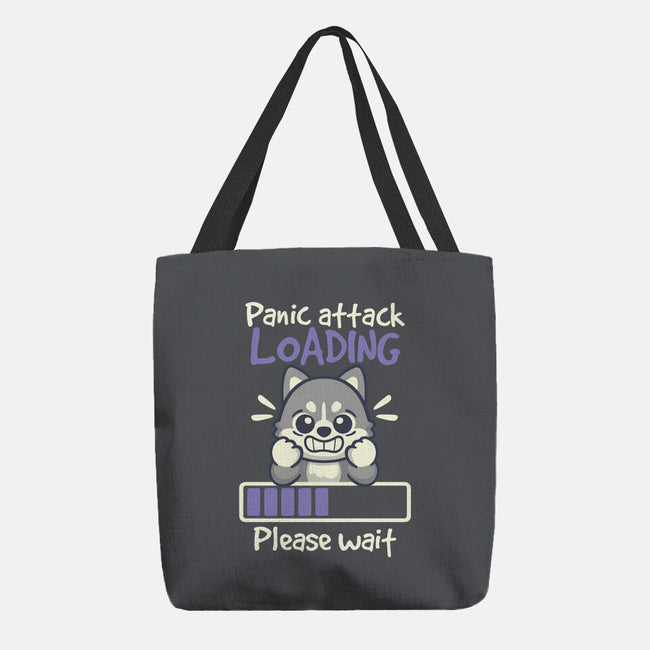 Panic Attack Loading-None-Basic Tote-Bag-NemiMakeit