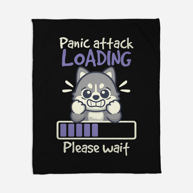 Panic Attack Loading-None-Fleece-Blanket-NemiMakeit