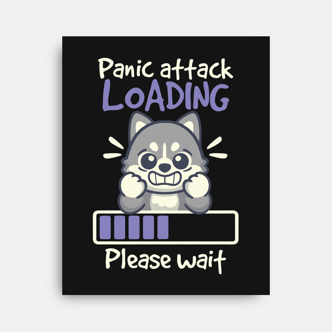 Panic Attack Loading-None-Stretched-Canvas-NemiMakeit