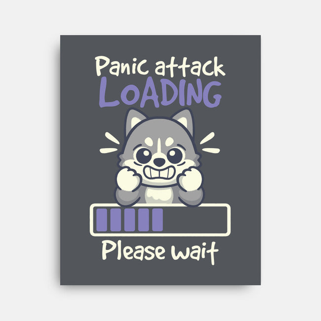 Panic Attack Loading-None-Stretched-Canvas-NemiMakeit