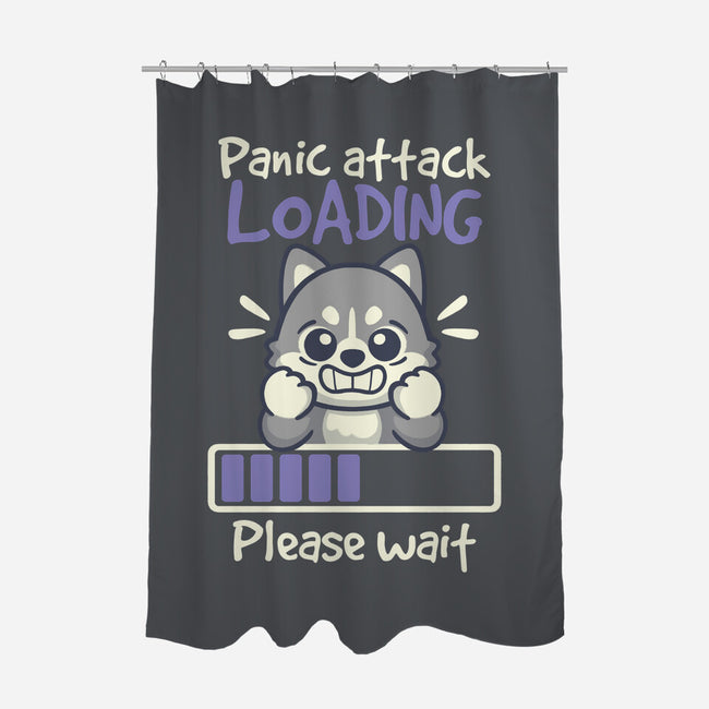 Panic Attack Loading-None-Polyester-Shower Curtain-NemiMakeit