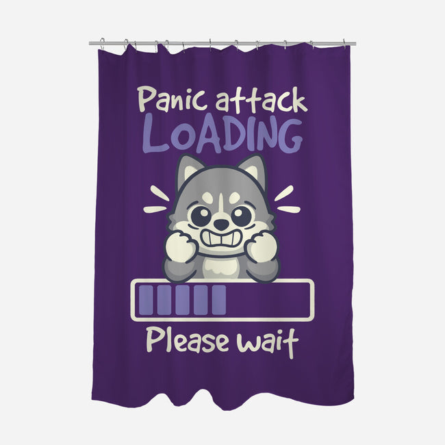 Panic Attack Loading-None-Polyester-Shower Curtain-NemiMakeit