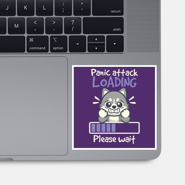 Panic Attack Loading-None-Glossy-Sticker-NemiMakeit