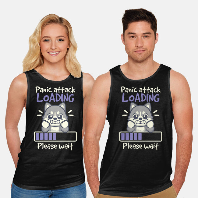 Panic Attack Loading-Unisex-Basic-Tank-NemiMakeit