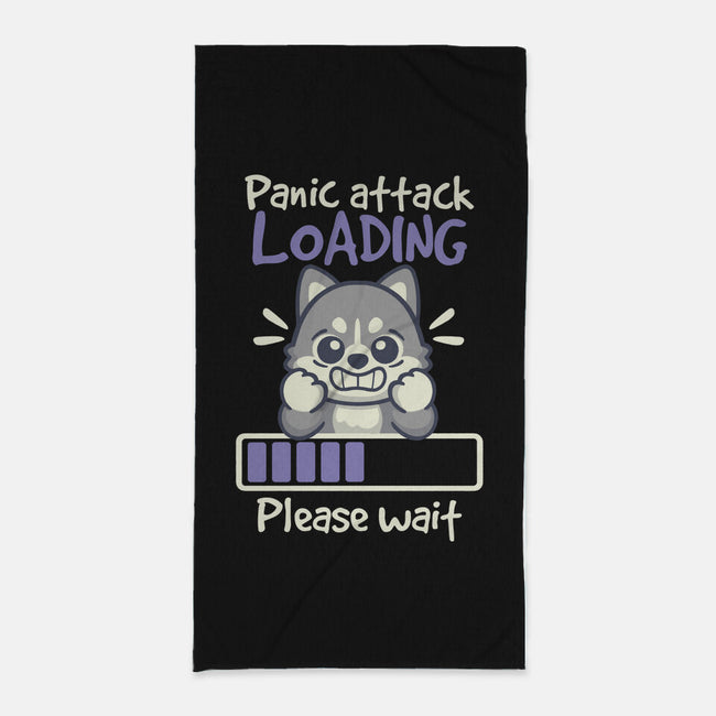 Panic Attack Loading-None-Beach-Towel-NemiMakeit