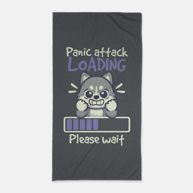 Panic Attack Loading-None-Beach-Towel-NemiMakeit