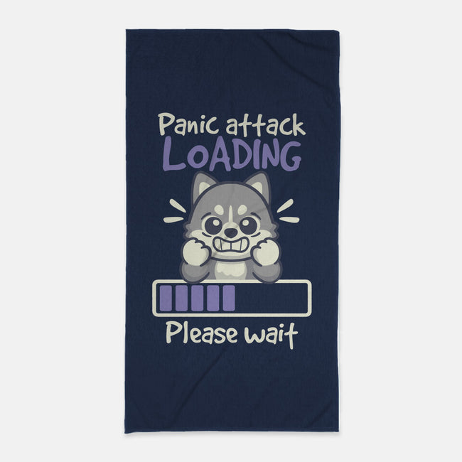 Panic Attack Loading-None-Beach-Towel-NemiMakeit