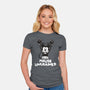 Mouse Unchained-Womens-Fitted-Tee-zascanauta