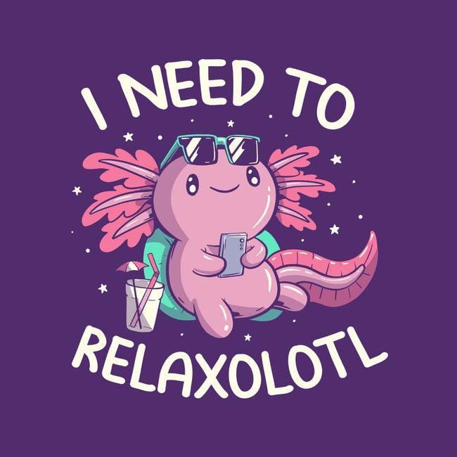 I Need To Relaxalotl-None-Glossy-Sticker-koalastudio