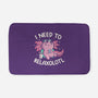 I Need To Relaxalotl-None-Memory Foam-Bath Mat-koalastudio