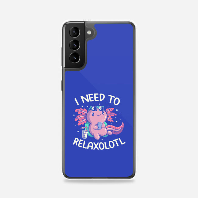 I Need To Relaxalotl-Samsung-Snap-Phone Case-koalastudio