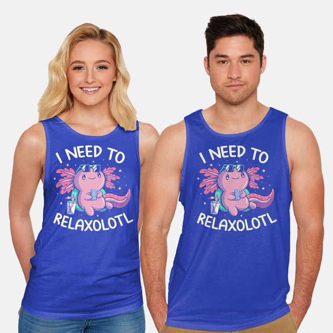 I Need To Relaxalotl-Unisex-Basic-Tank-koalastudio