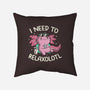 I Need To Relaxalotl-None-Removable Cover w Insert-Throw Pillow-koalastudio