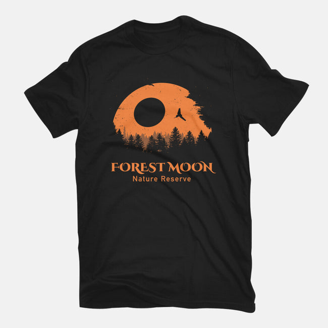 Forest Moon Nature Reserve-Womens-Fitted-Tee-drbutler