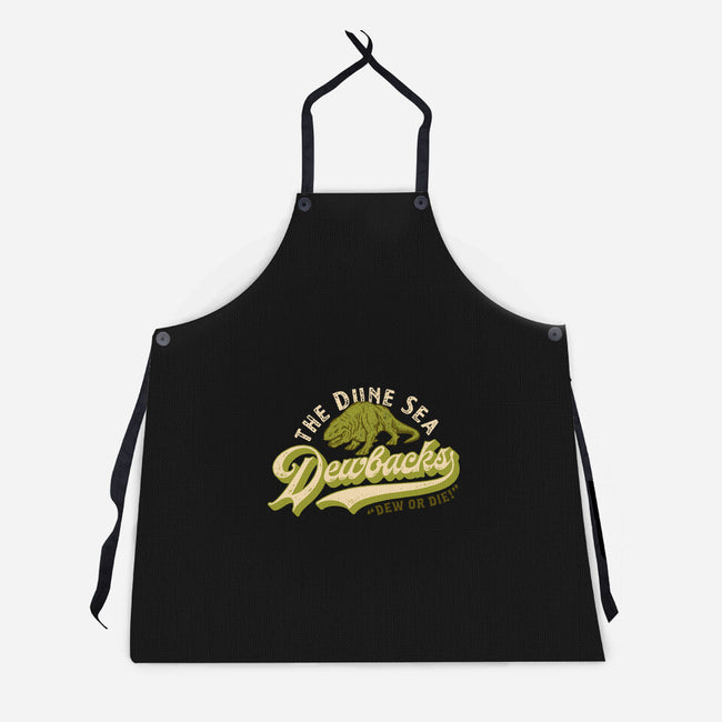 Dune Sea Dewbacks-Unisex-Kitchen-Apron-Wheels