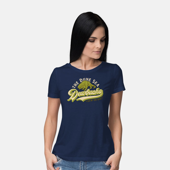 Dune Sea Dewbacks-Womens-Basic-Tee-Wheels