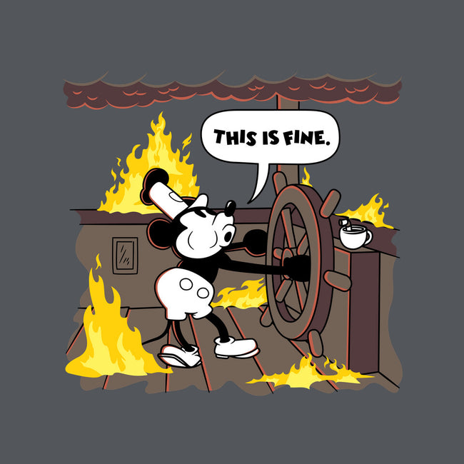 Everything's Fine On The Steamboat-Unisex-Basic-Tank-rocketman_art