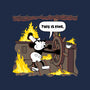 Everything's Fine On The Steamboat-Mens-Basic-Tee-rocketman_art