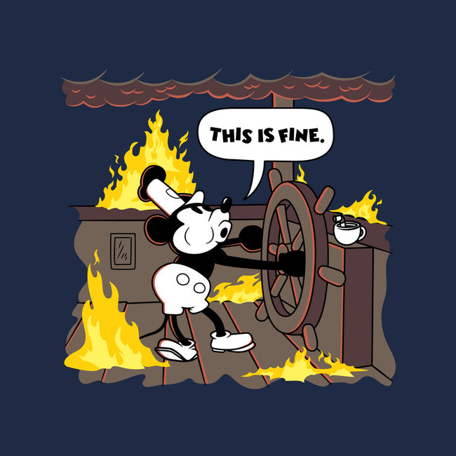 Everything's Fine On The Steamboat-Mens-Premium-Tee-rocketman_art